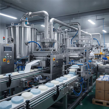 Detergent cake machine in India